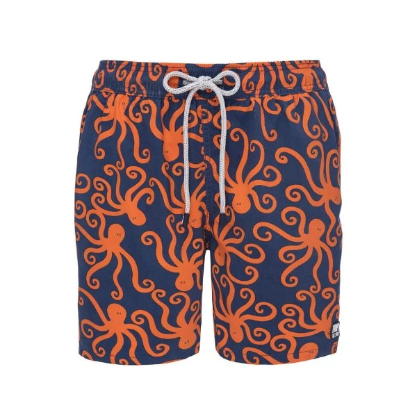 Tom&Teddy TOM & TEDDY - Men's Shorts (Blue & Orange Octopus) 4 Tom&Teddy TOM & TEDDY - Men's Shorts (Blue & Orange Octopus)