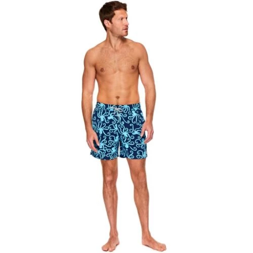 Tom&Teddy TOM & TEDDY - Men's Shorts (Dark Blue & Sky Octopus) 3 Tom&Teddy TOM & TEDDY - Men's Shorts (Dark Blue & Sky Octopus)