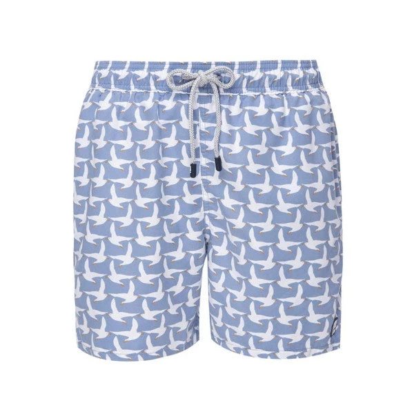 Tom&Teddy TOM & TEDDY - Men's Shorts (Seagulls Ice Blue) Other Sports 4 Tom&Teddy TOM & TEDDY - Men's Shorts (Seagulls Ice Blue) Other Sports