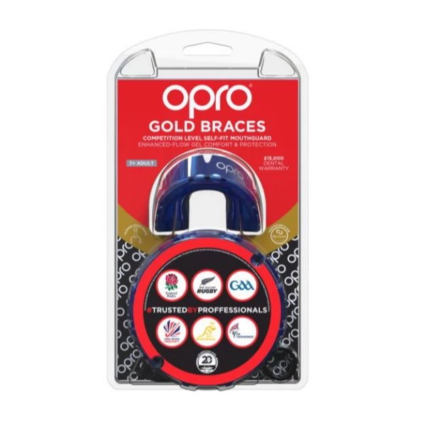 OPRO - Gold Mouthguard For Braces (Adult) 4 OPRO - Gold Mouthguard For Braces (Adult)