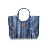 Beach & Leisure LOU HARVEY - Small Beach Bag (Amelia Blue)