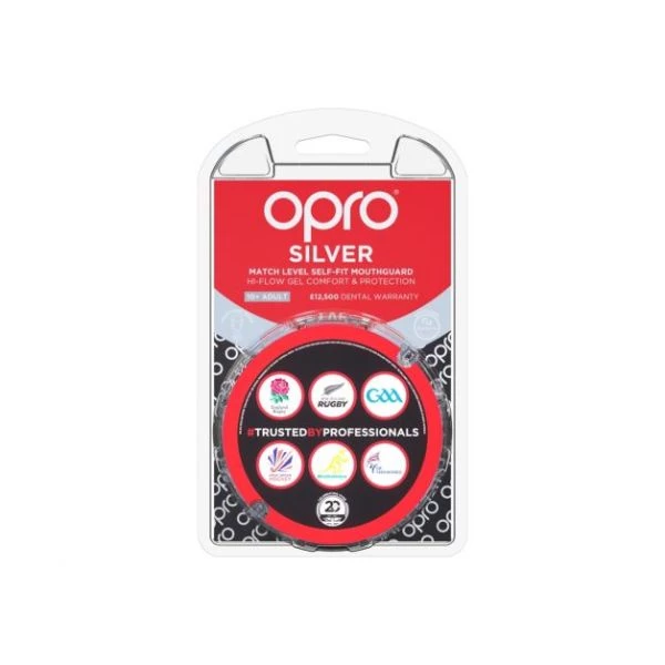Team Sports OPRO - Silver Mouthguard (Adult) 7 Team Sports OPRO - Silver Mouthguard (Adult)