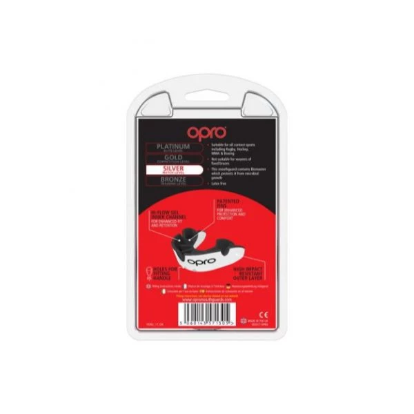 Team Sports OPRO - Silver Mouthguard (Adult) 11 Team Sports OPRO - Silver Mouthguard (Adult)